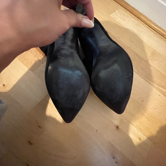 Black Suede Ankle Booties - Picture 4 of 4